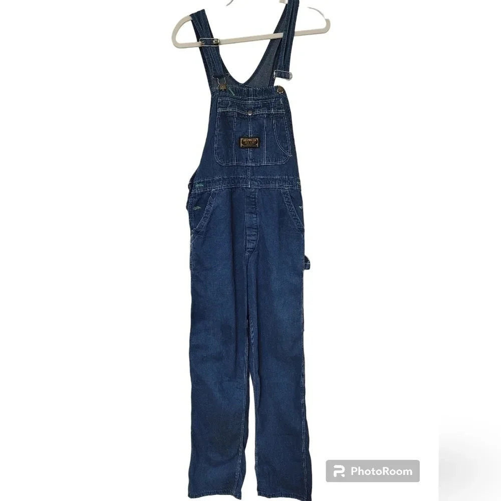 Vintage Washington Dee Cee Sanforized Denim Bib Overalls